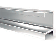 PERFIL MANIJA "C" ALUMINIO P/APLICAR PLACA 18MM X 3MTS